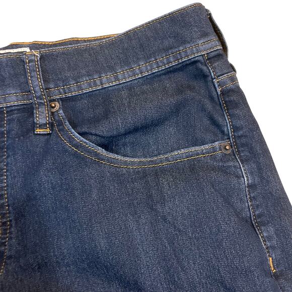 Travis Mathew Jeans Mens 30 x31 Blue Dark Wash Straight Leg Denim Golf Y2K - Picture 1 of 7